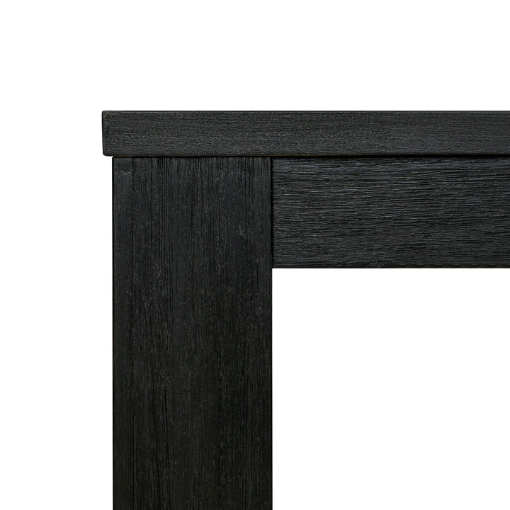 Bedford 75" Rectangular Dining Table Square Legs - Brushed Black - view 8
