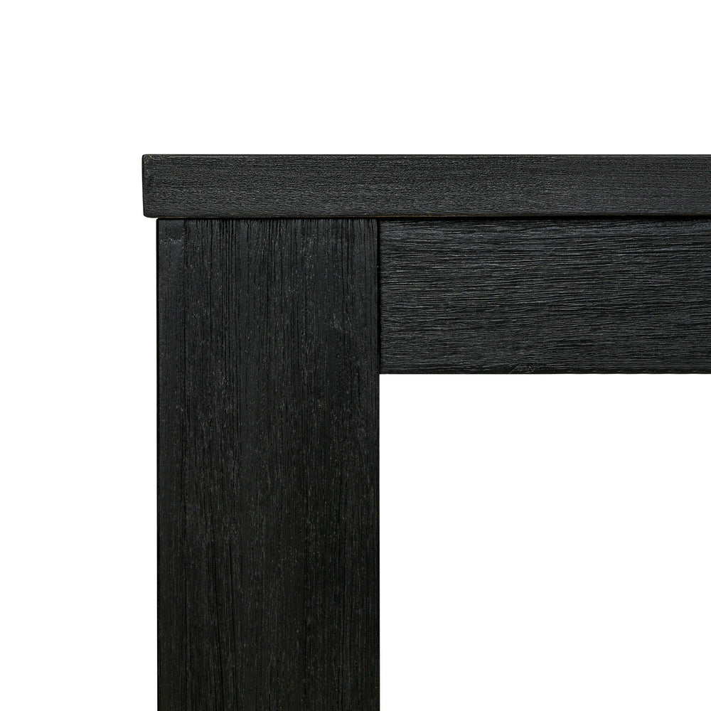 Bedford 75" Rectangular Dining Table Square Legs - Brushed Black - view 8