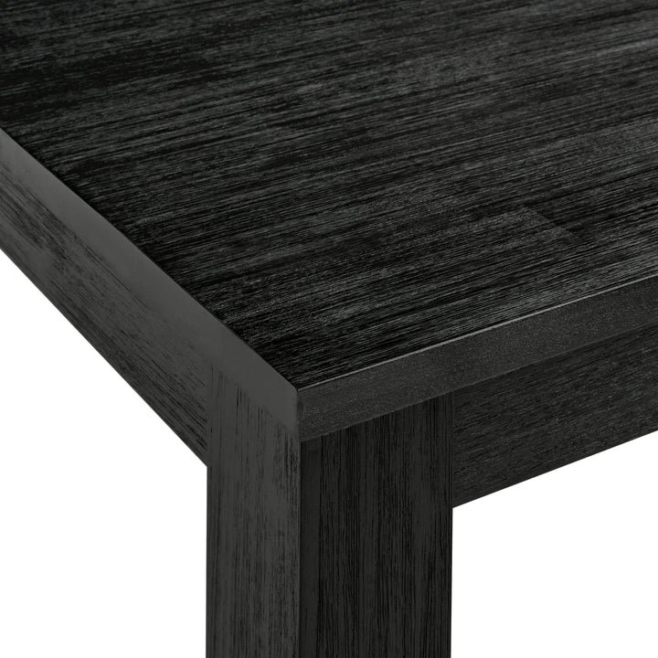 Bedford 75" Rectangular Dining Table Square Legs - Brushed Black - view 9