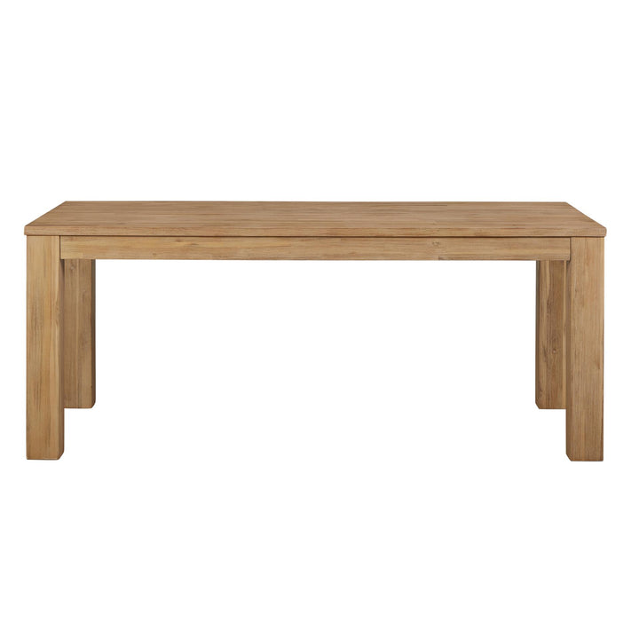 Bedford 75" Rectangular Dining Table Square Legs - Brushed Smoke - view 6