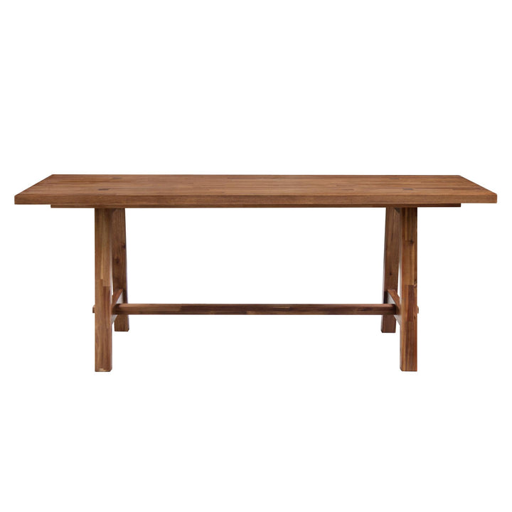 Bedford 79" Rectangular Dining Table A-Base - Brushed Brown - view 3