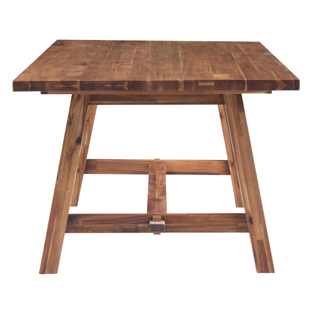 Bedford 79" Rectangular Dining Table A-Base - Brushed Brown - view 4