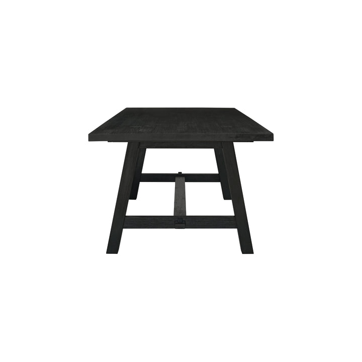 Bedford 79" Rectangular Dining Table A-Base - Brushed Black - view 5
