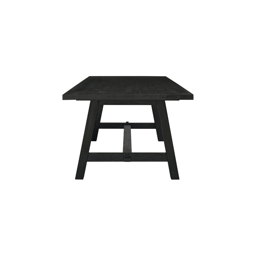 Bedford 79" Rectangular Dining Table A-Base - Brushed Black - view 5