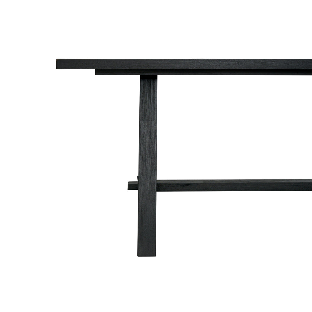 Bedford 79" Rectangular Dining Table A-Base - Brushed Black - view 7