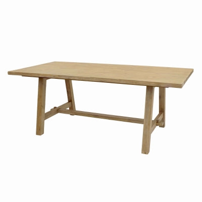 Bedford 79" Rectangular Dining Table A-Base - Brushed Smoke