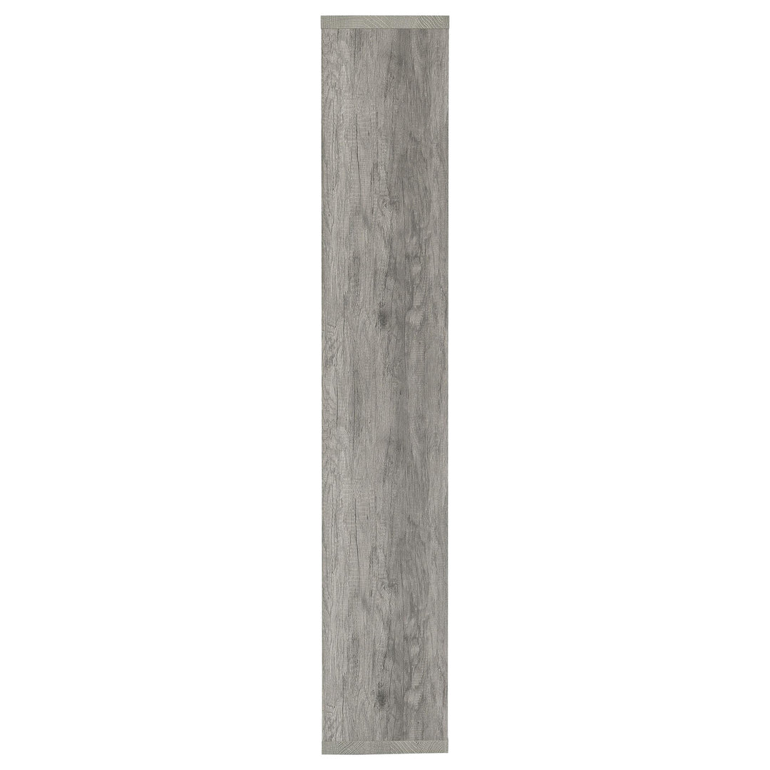 Coaster Furniture 801137 Theo 71-inch 7-shelf Bookshelf Grey Driftwood
