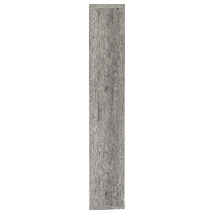 Coaster Furniture 801137 Theo 71-inch 7-shelf Bookshelf Grey Driftwood