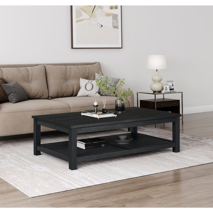 Tiburon Coffee Table - Alto Black - view 3