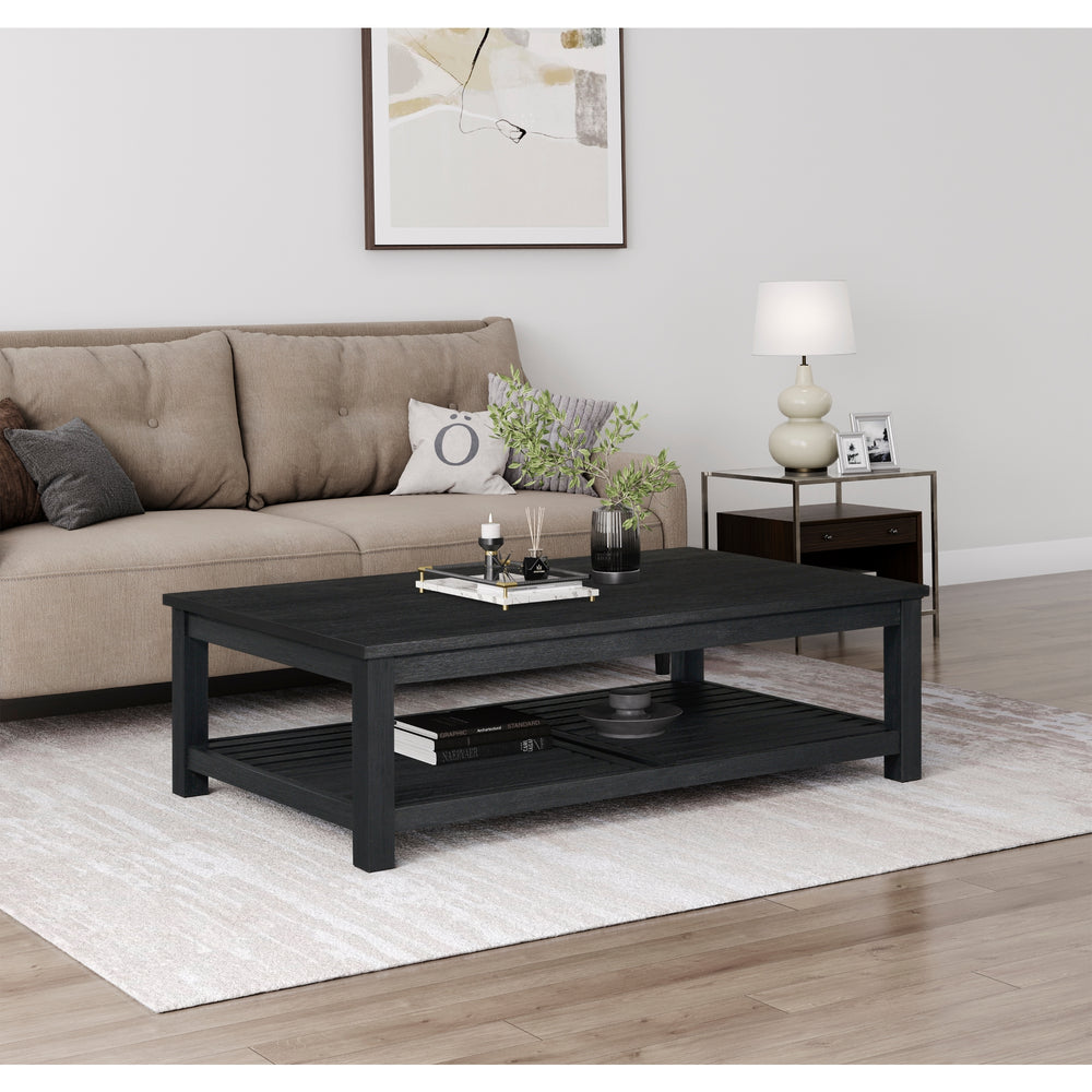 Tiburon Coffee Table - Alto Black - view 3
