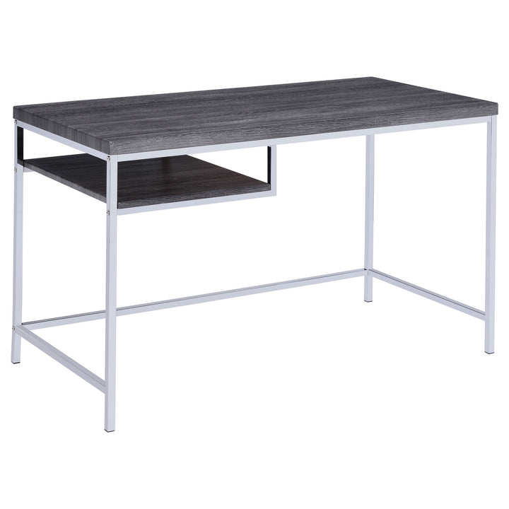 Coaster Furniture 801271 Kravitz 47-inch 1-shelf Writing Desk Weathered Grey