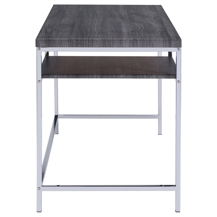 Coaster Furniture 801271 Kravitz 47-inch 1-shelf Writing Desk Weathered Grey