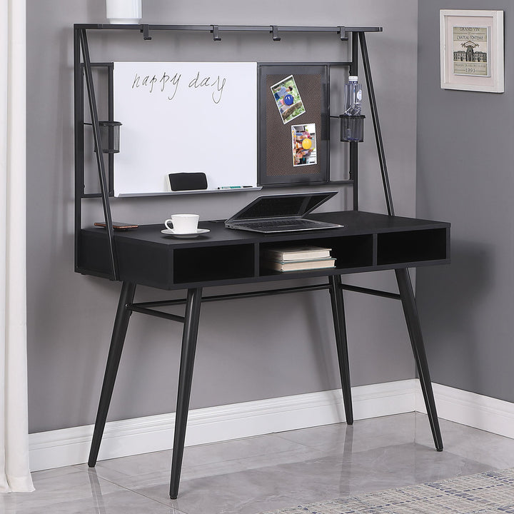 Coaster Furniture 801404 Jessie 47-inch Writing Desk with Whiteboard and USB Black