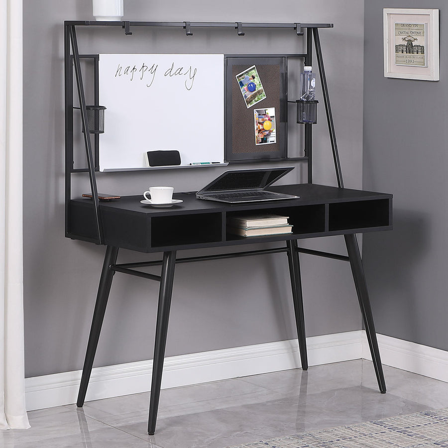 Coaster Furniture 801404 Jessie 47-inch Writing Desk with Whiteboard and USB Black
