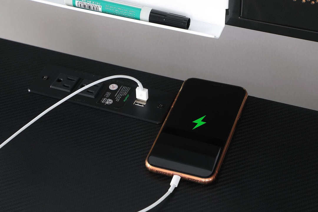 Coaster Furniture 801404 Jessie 47-inch Writing Desk with Whiteboard and USB Black