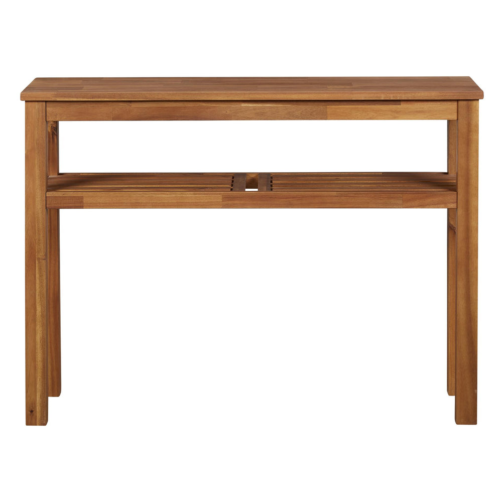 Tiburon Console Table with Shelf - Amber - view 3