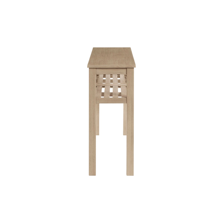 Tiburon Console Table with Shelf - Drifted Sand - view 4