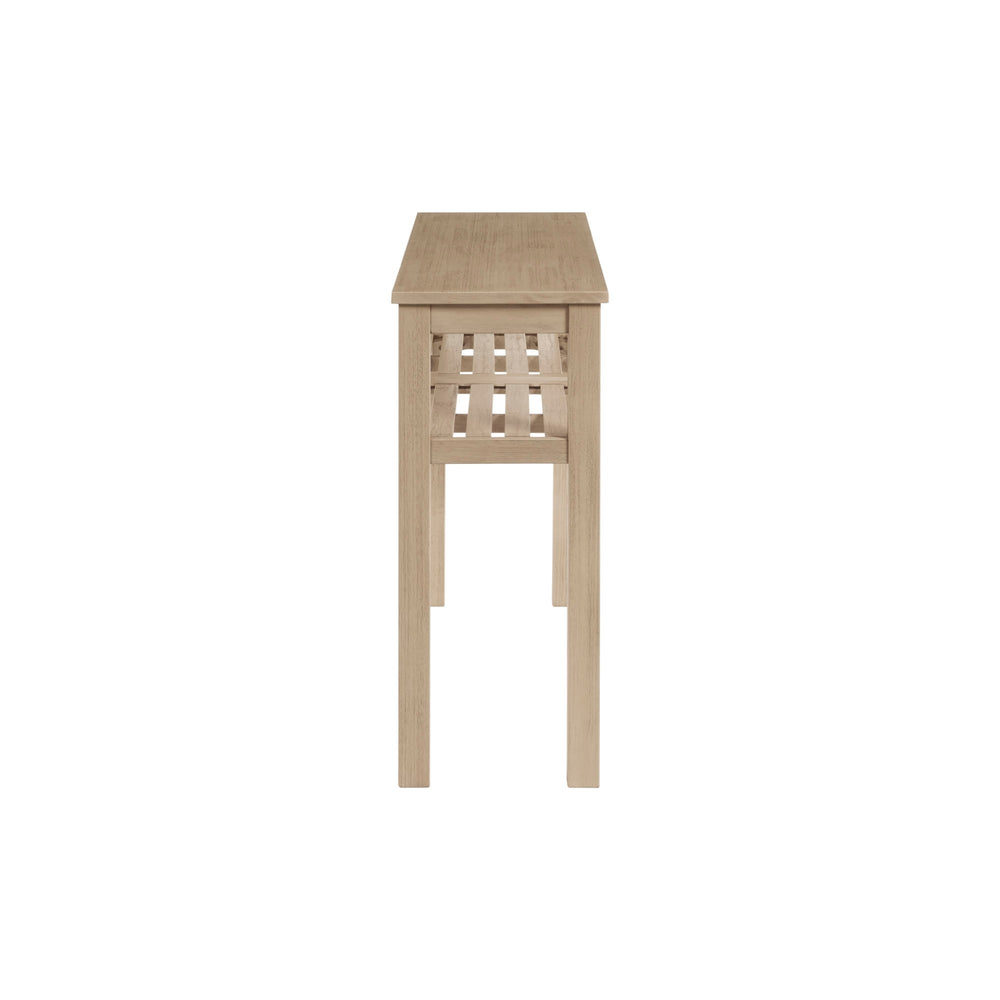 Tiburon Console Table with Shelf - Drifted Sand - view 4