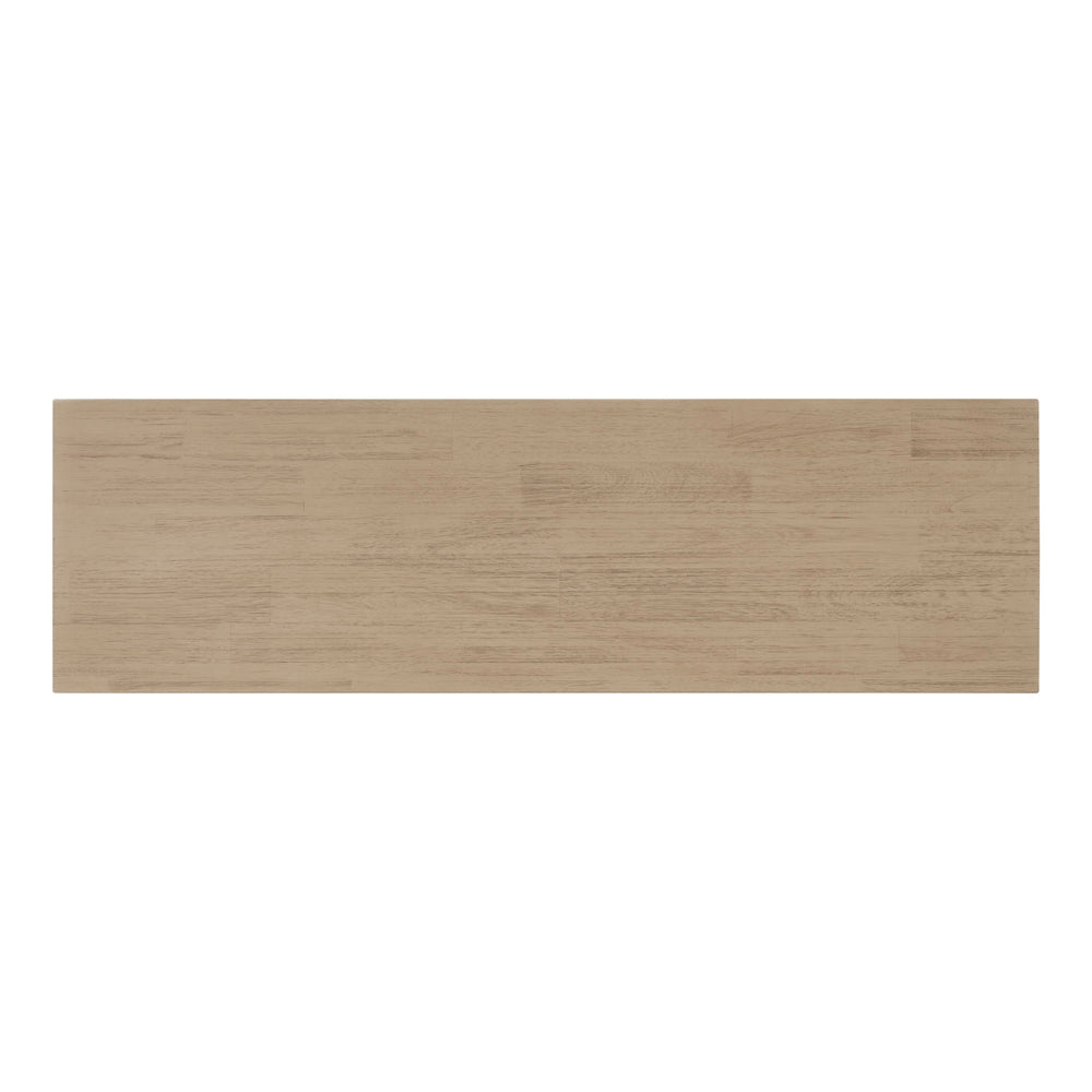 Tiburon Console Table with Shelf - Drifted Sand - view 5