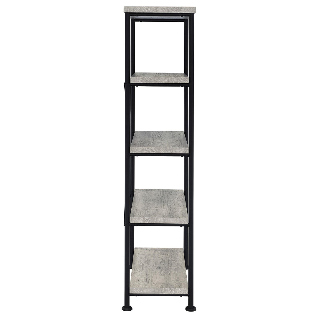Coaster Furniture 801546 Analiese 63-inch 4-shelf Bookshelf Grey Driftwood