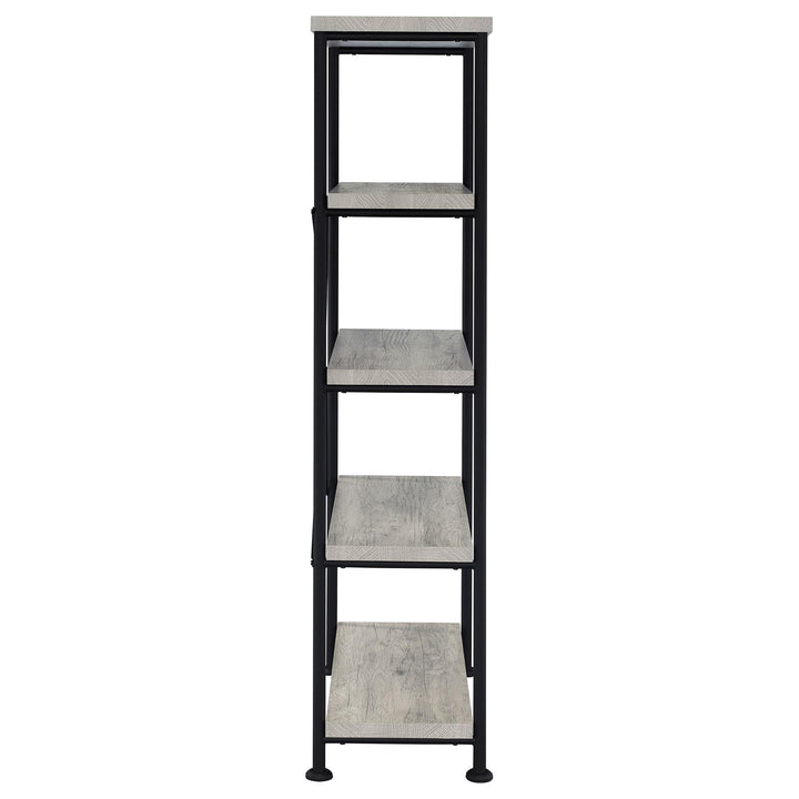 Coaster Furniture 801546 Analiese 63-inch 4-shelf Bookshelf Grey Driftwood