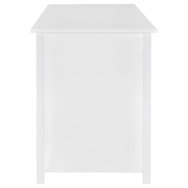 Coaster Furniture 801573 Dylan 60-inch 4-drawer Lift Top Office Desk White High Gloss