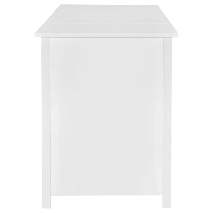 Coaster Furniture 801573 Dylan 60-inch 4-drawer Lift Top Office Desk White High Gloss