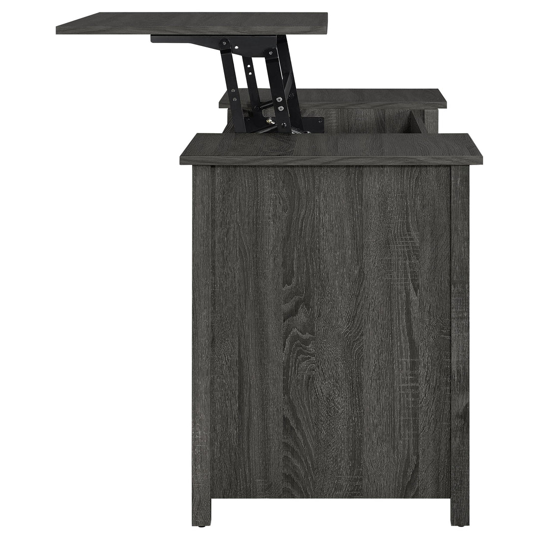 Coaster Furniture 801576 Dylan 60-inch 4-drawer Lift Top Office Desk Weathered Grey