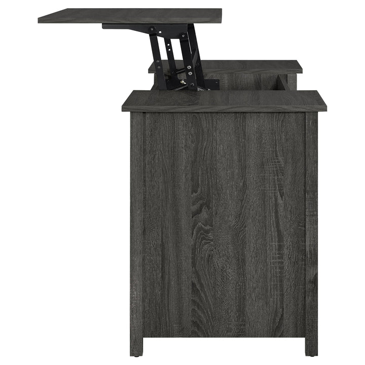 Coaster Furniture 801576 Dylan 60-inch 4-drawer Lift Top Office Desk Weathered Grey