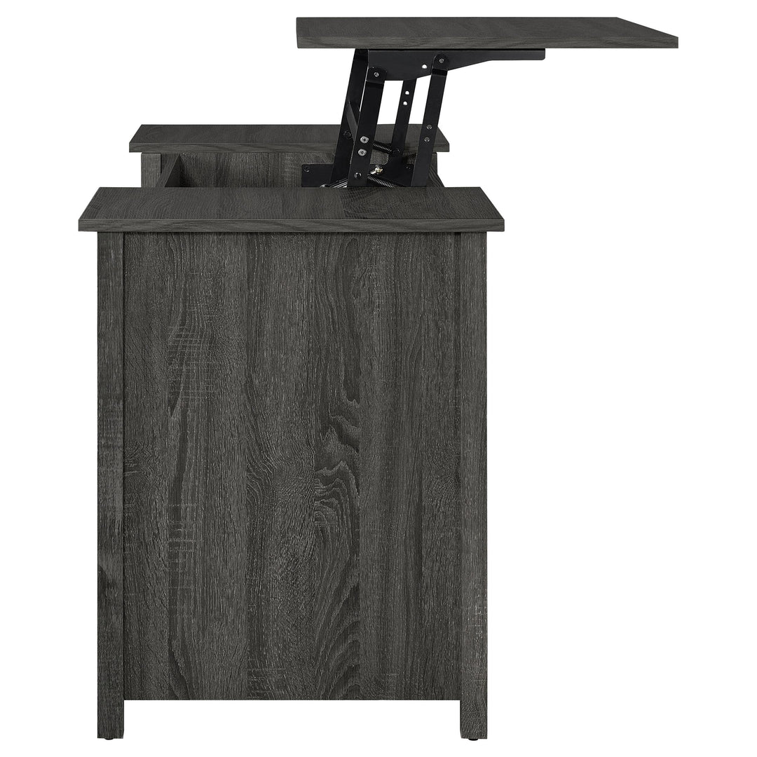 Coaster Furniture 801576 Dylan 60-inch 4-drawer Lift Top Office Desk Weathered Grey