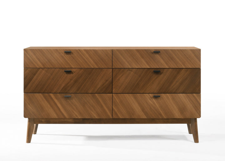 Kamela -Modern Walnut Bedroom Set