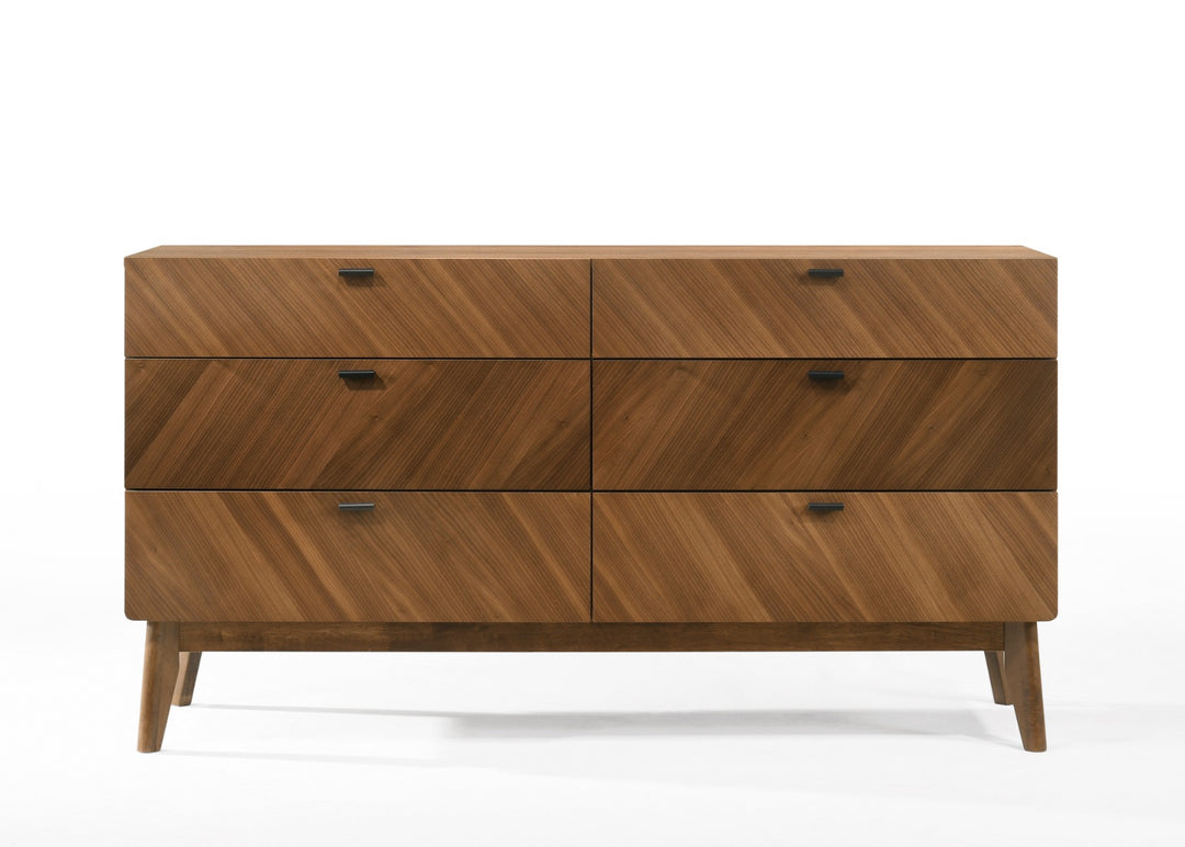 Kamela -Modern Walnut Bedroom Set