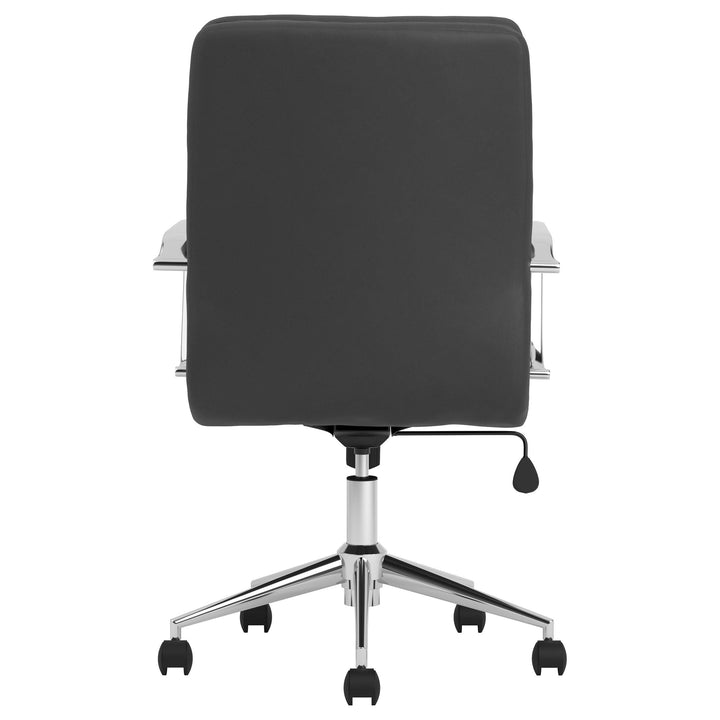 Coaster Furniture 801765 Ximena Upholstered Adjustable Mid Back Office Chair Black