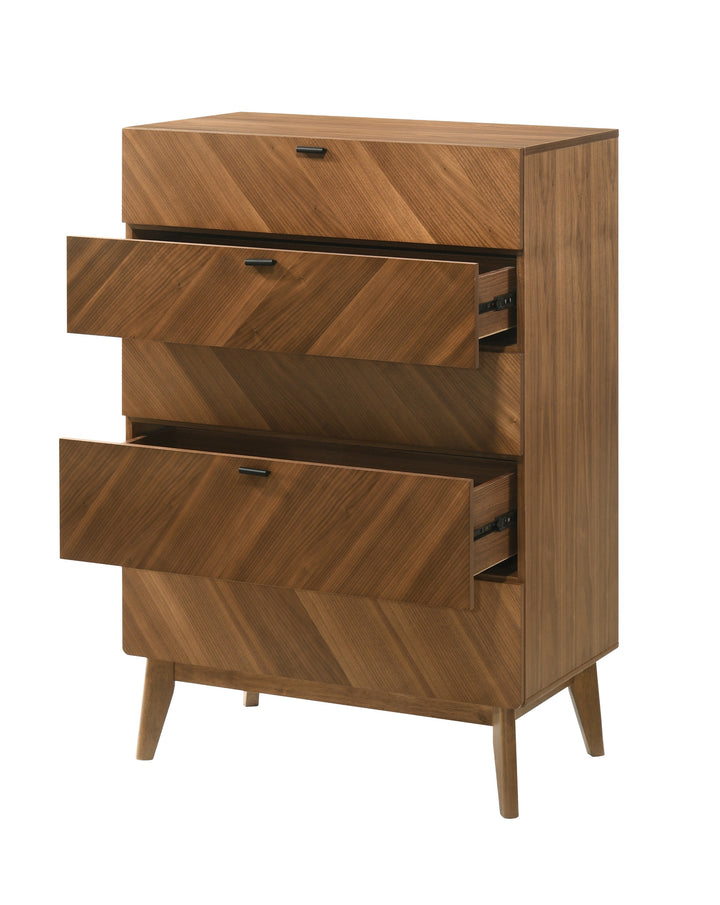 Kamela Modern Walnut Chest