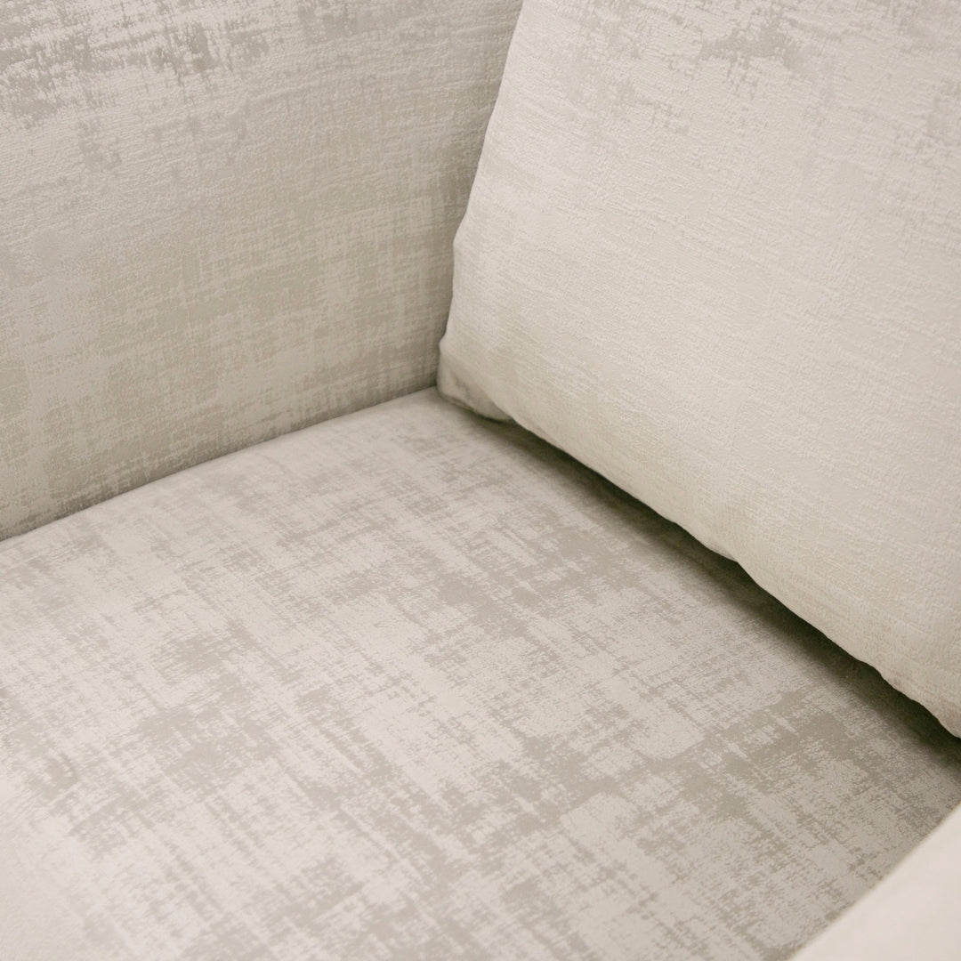 Forbis - Contemporary Grey Fabric Accent Chair