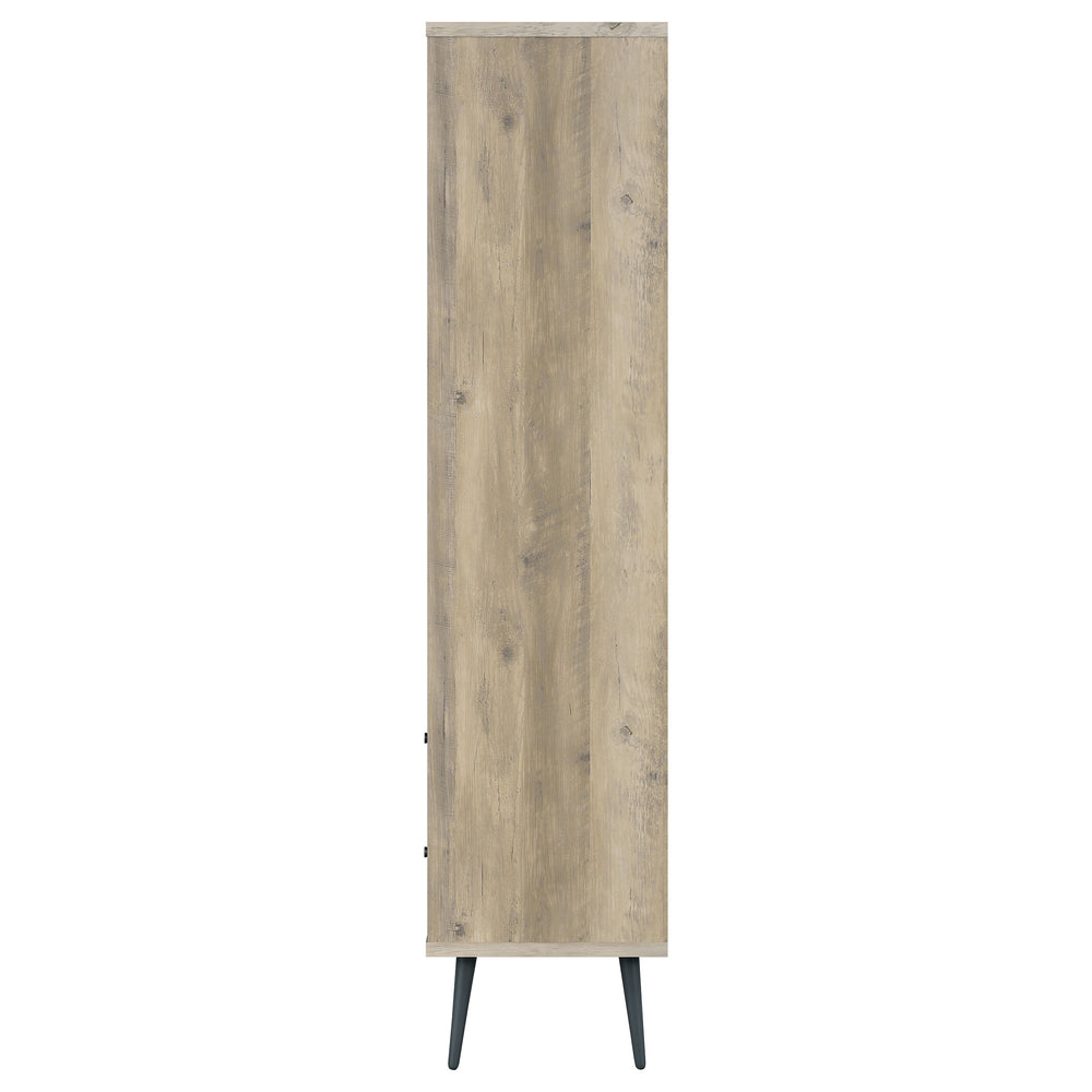 Maeve - 3-Shelf Bookcase With Drawers - Distressed Pine