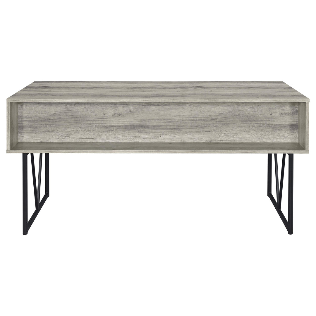 Coaster Furniture 801999 Analiese 63-inch 4-drawer Writing Desk Grey Driftwood