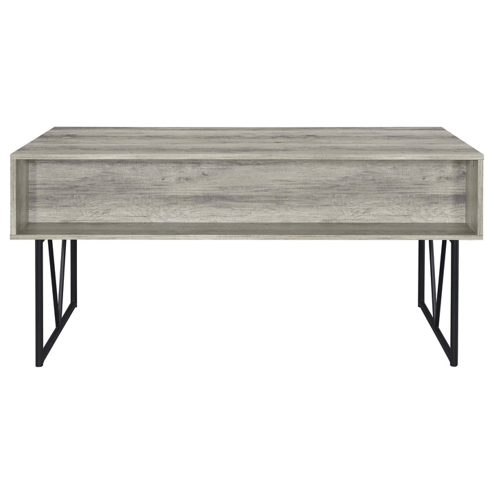 Coaster Furniture 801999 Analiese 63-inch 4-drawer Writing Desk Grey Driftwood