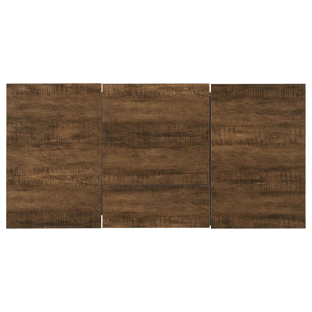 Coaster Furniture 802011 Sheeran 47-inch Writing Desk with Storage Rustic Amber