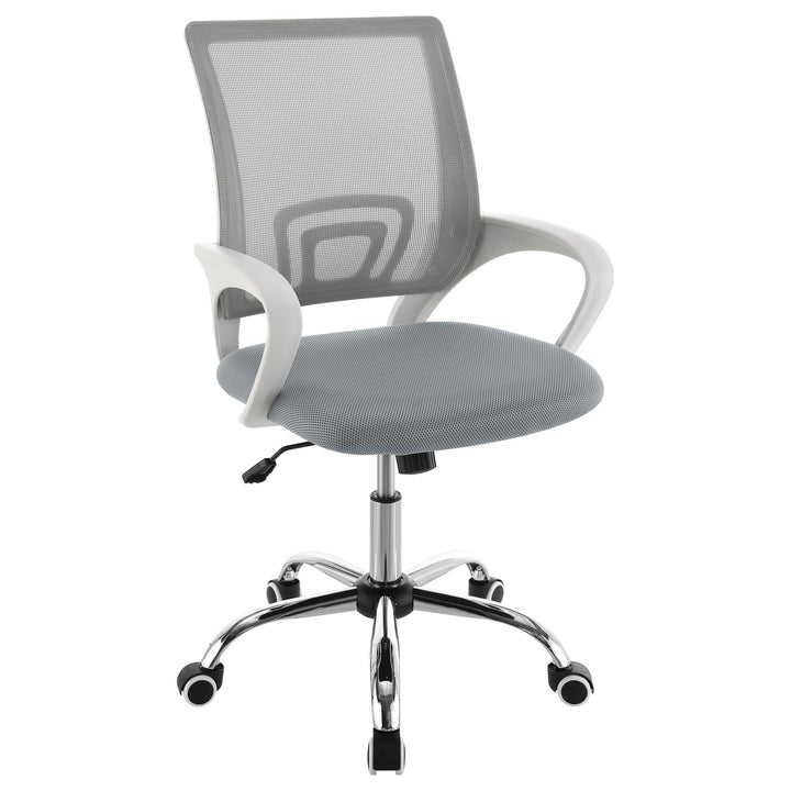 Coaster Furniture 802015 Felton Upholstered Adjustable Home Office Desk Chair Grey