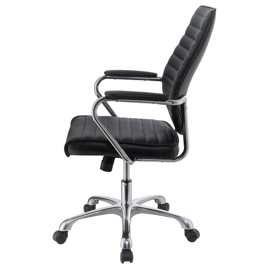 Coaster Furniture 802269 Chase Upholstered Adjustable Home Office Desk Chair Black