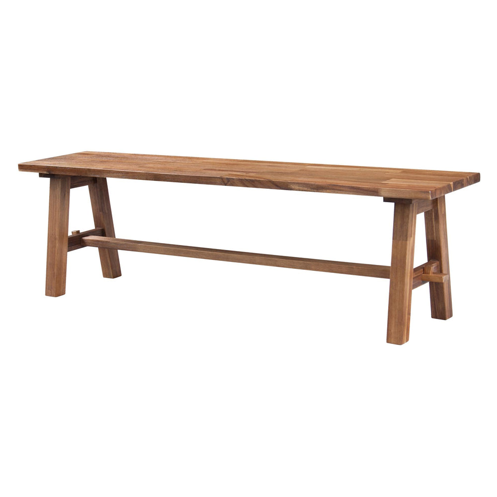 Bedford 59" Bench A-Base - Brushed Brown