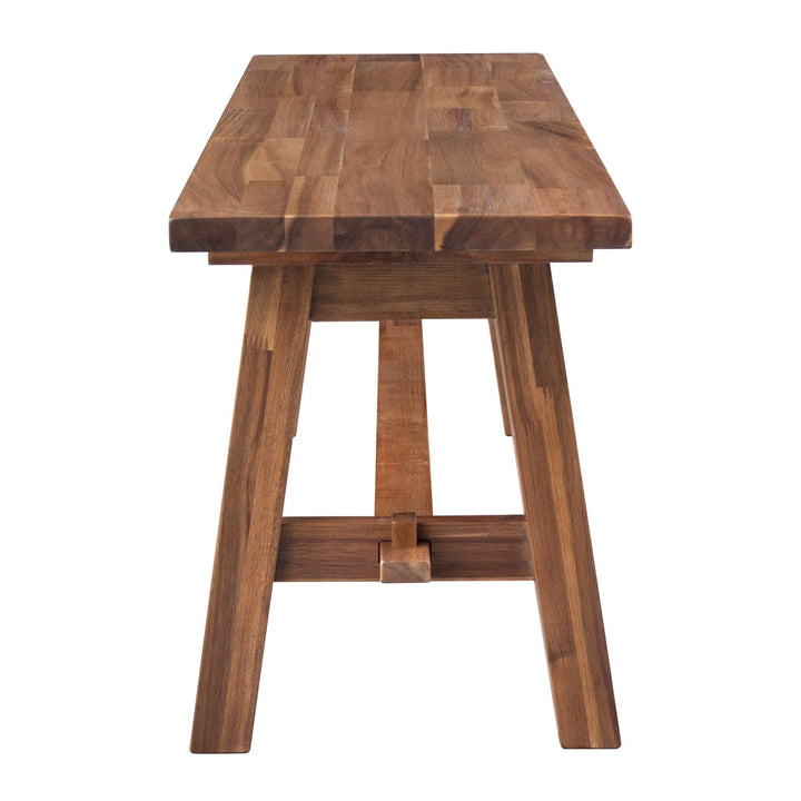Bedford 59" Bench A-Base - Brushed Brown - view 4