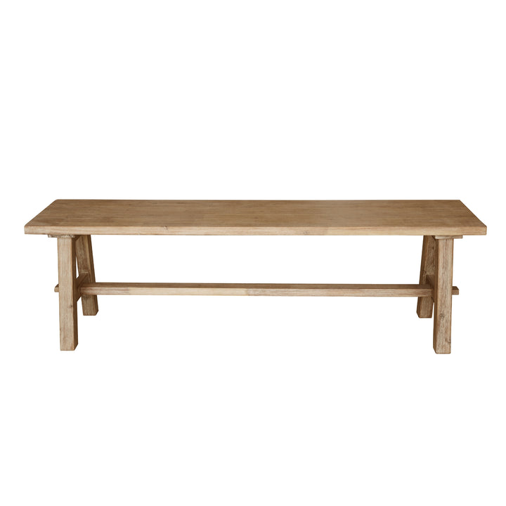 Bedford 59" Bench A-Base - Brushed Smoke - view 4