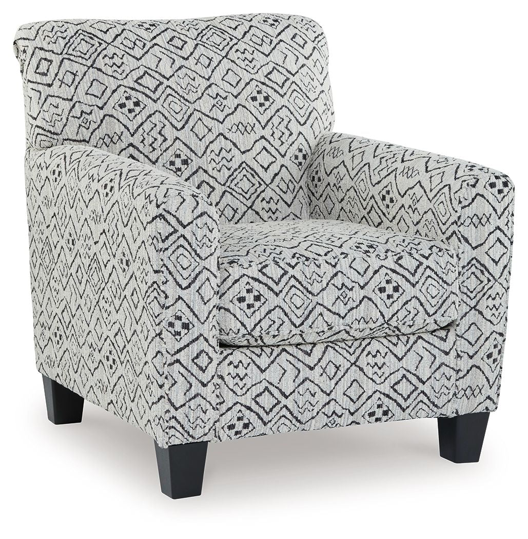 Hayesdale - Accent Chair - Black / Cream