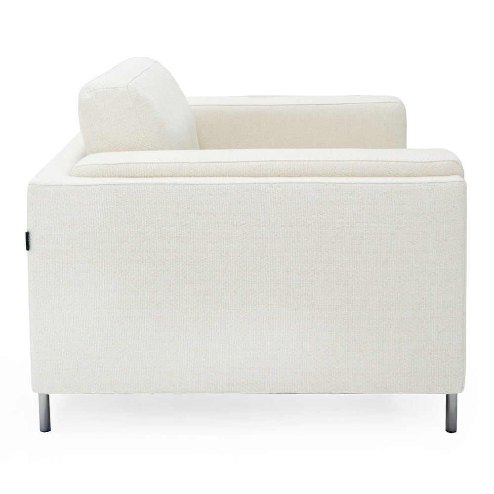 Schmidt - Modern Off White Fabric Chair - View 5