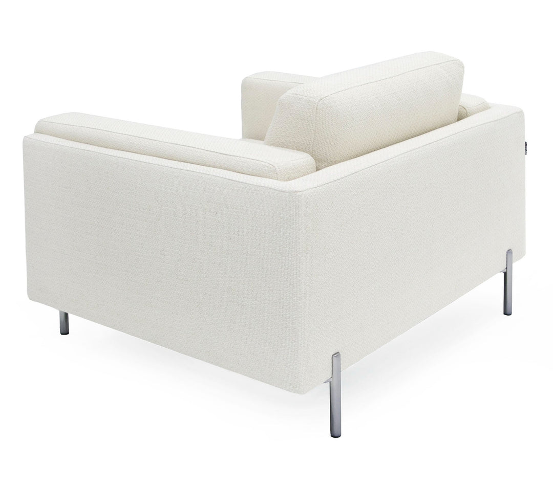 Schmidt - Modern Off White Fabric Chair