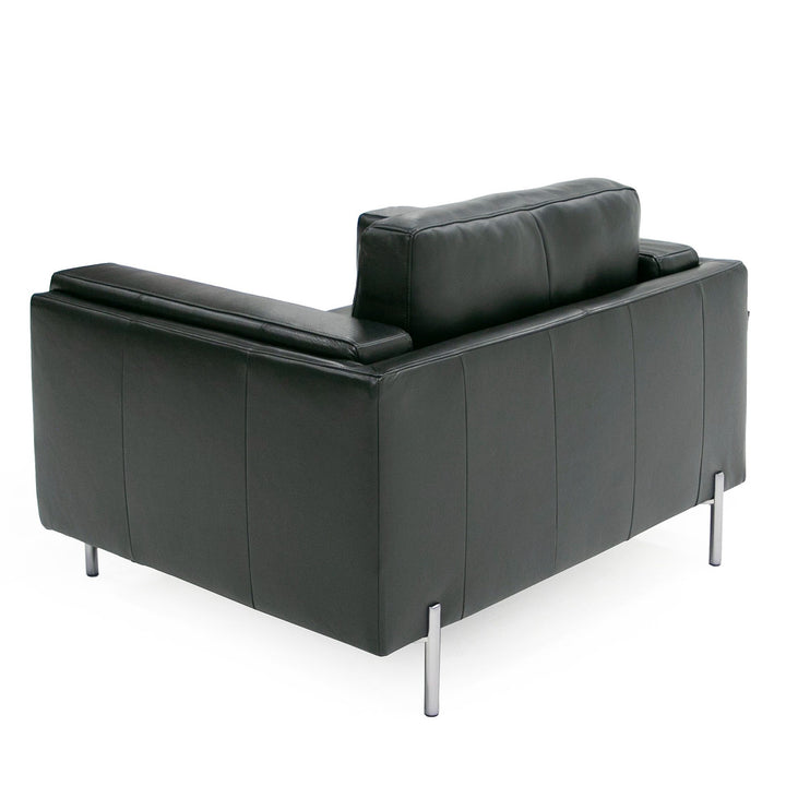 Schmidt - Modern Black Leather Chair