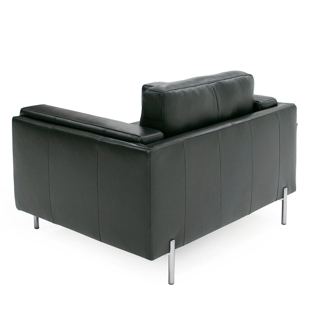 Schmidt - Modern Black Leather Chair