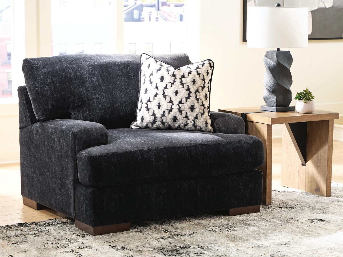 Whitmore Manor Oversized Chair - Black Pearl (2)